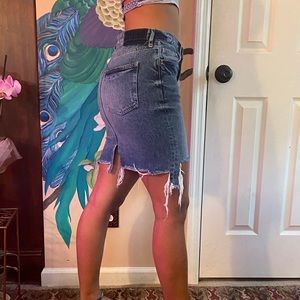Denim skirt